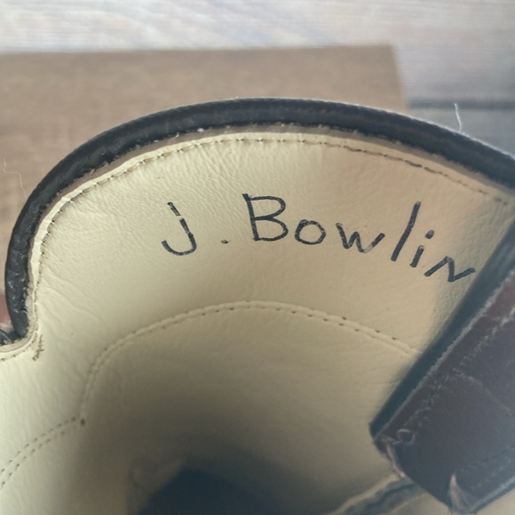 Mens Pre Owned Laredo Burgundy Roper Cowboy Boots Size 7.5D - Picture 11 of 11